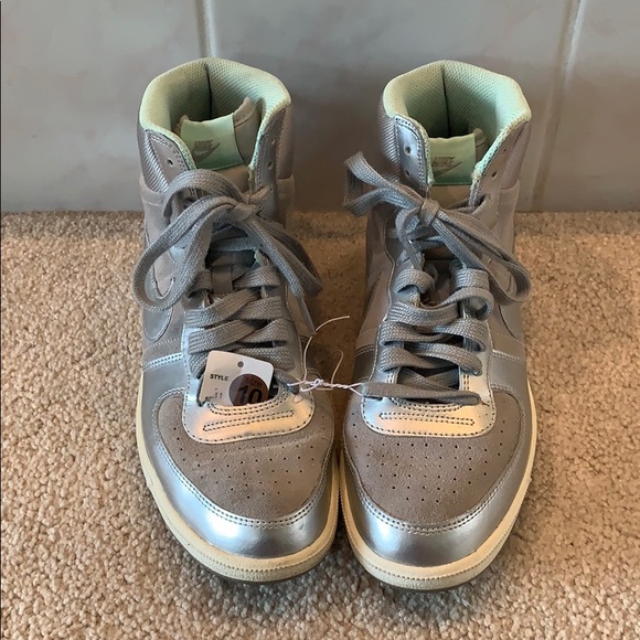 Nike Dunk high Jordan 1 Easter 10 silver green - Picture 2 of 5